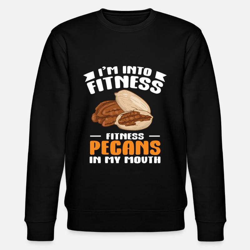 Pecan Nuts Gift - Stanley/Stella CHANGER Unisex Organic Sweatshirt - black