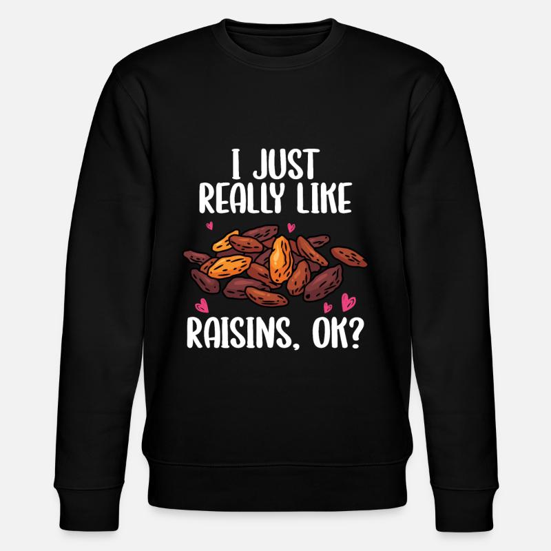 Raisins - Stanley/Stella CHANGER Unisex Organic Sweatshirt - black