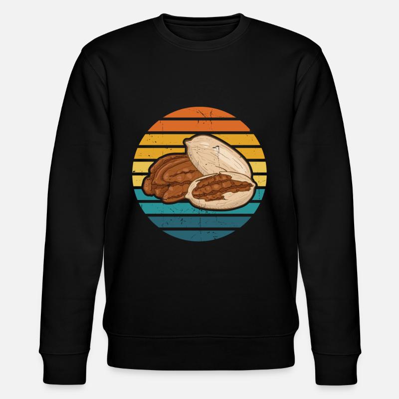 Pecan Nuts Gift - Stanley/Stella CHANGER Unisex Organic Sweatshirt - black