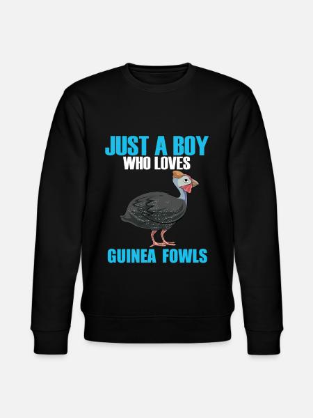 Perlhühner Perlhuhn Guinea Fowl - Stanley/Stella CHANGER Unisex Organic Sweatshirt - black