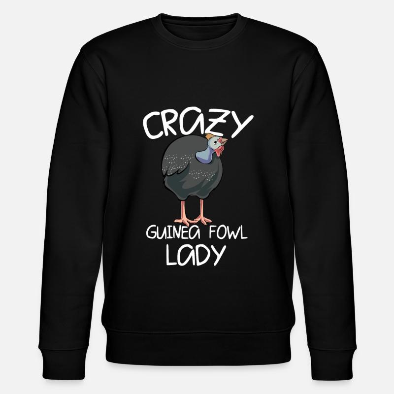 Perlhühner Perlhuhn Pintade - Sweat bio CHANGER Stanley/Stella Unisexe - noir