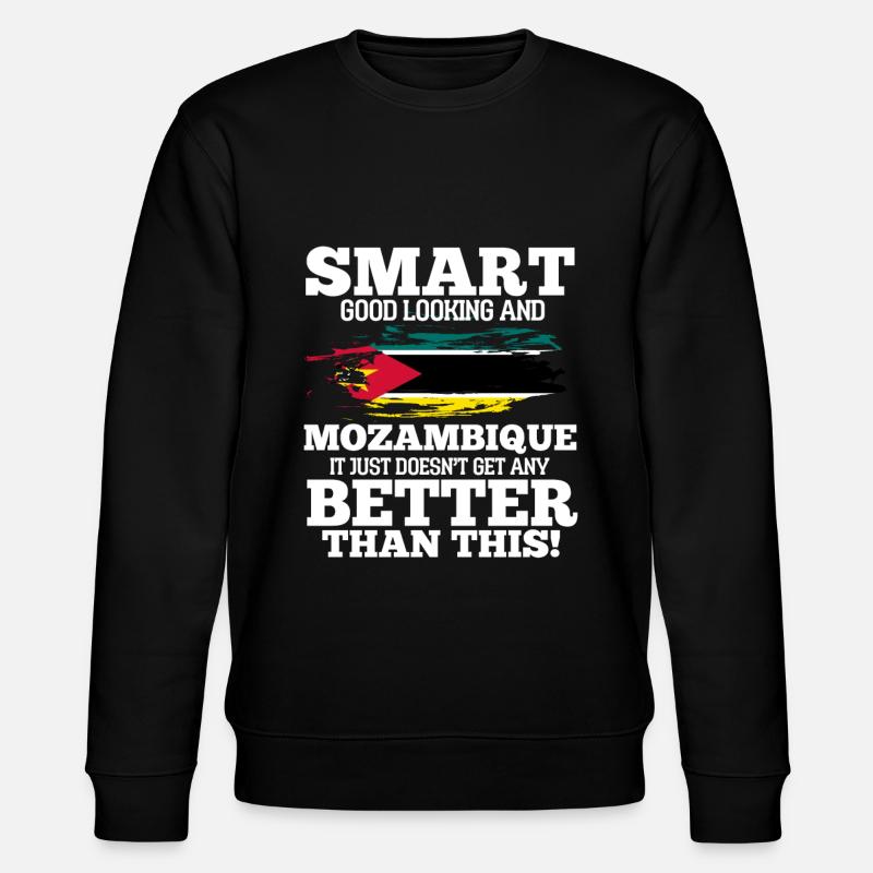 Mozambique - Stanley/Stella Unisex Bio-Sweatshirt CHANGER  - Schwarz
