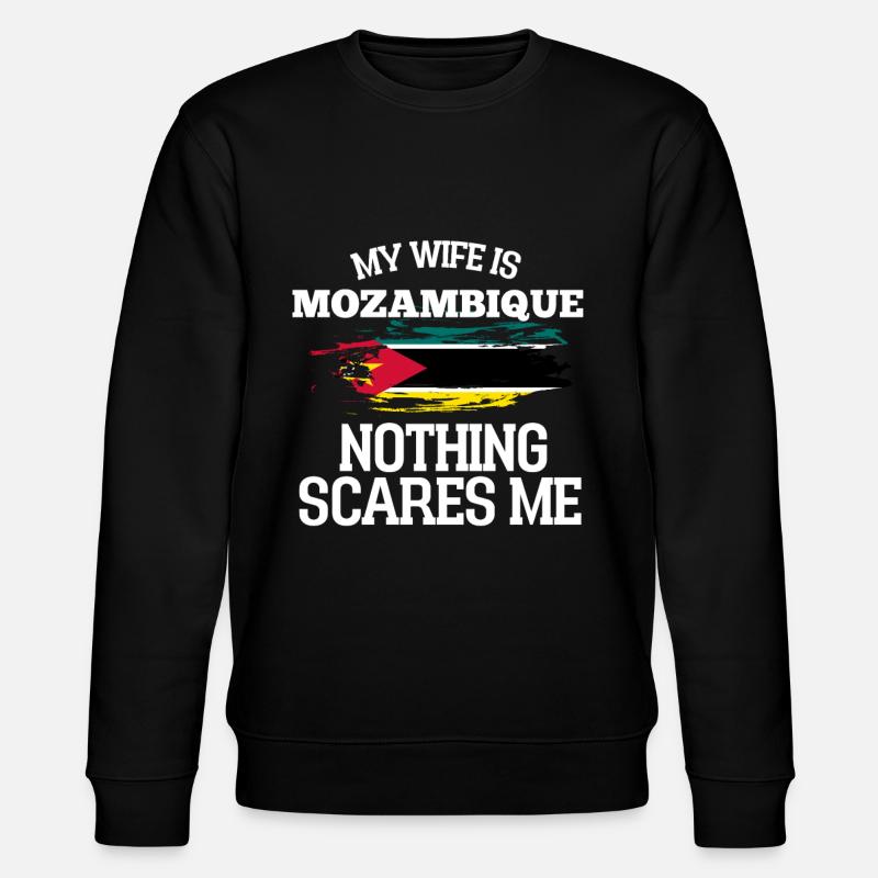 Mozambique - Stanley/Stella Unisex Bio-Sweatshirt CHANGER - Schwarz