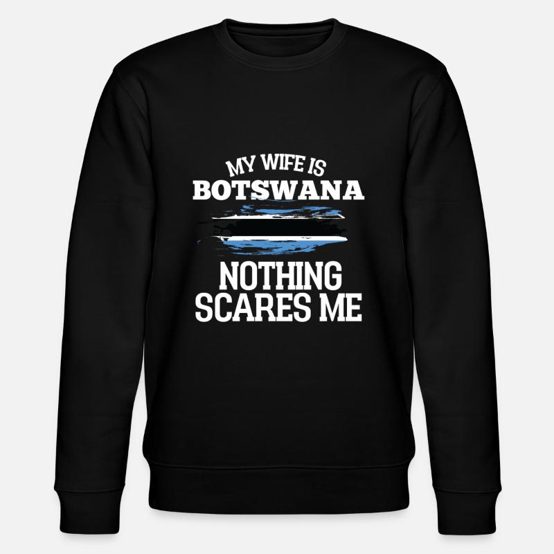 Botswana Épouse - Sweat bio CHANGER Stanley/Stella Unisexe - noir