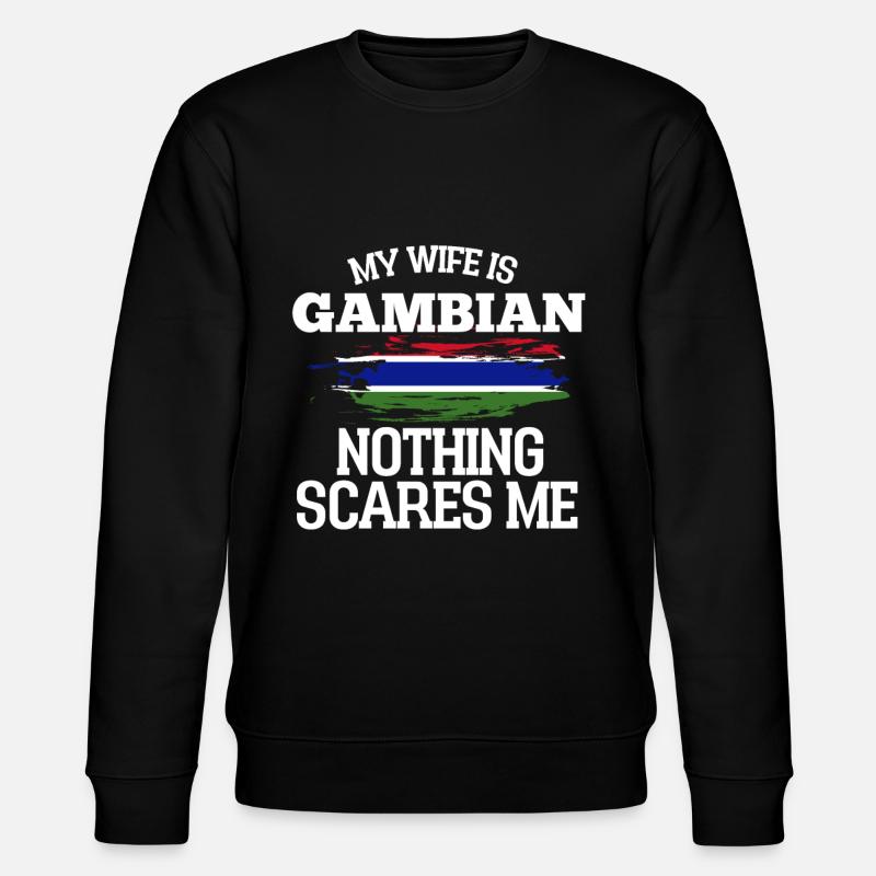 Gambie Épouse - Sweat bio CHANGER Stanley/Stella Unisexe - noir