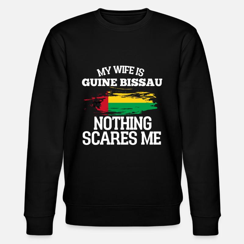 Guinea Bissau Ehefrau - Stanley/Stella Unisex Bio-Sweatshirt CHANGER  - Schwarz