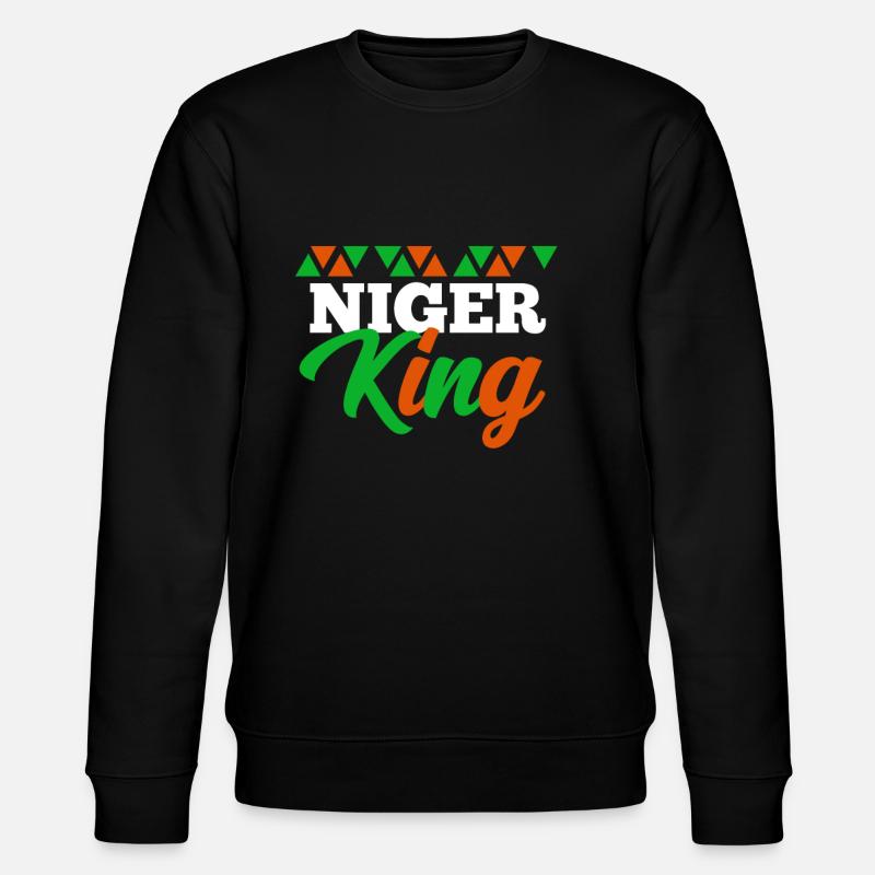 Niger - Stanley/Stella Unisex Bio-Sweatshirt CHANGER  - Schwarz