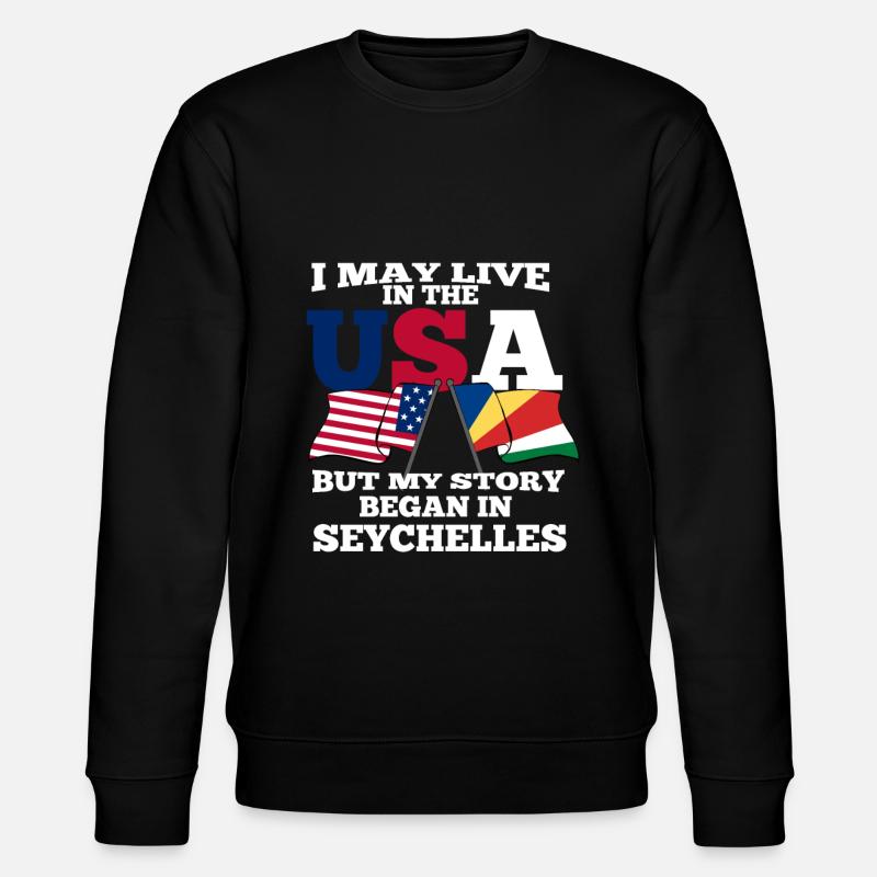 Seychelles - Sweat bio CHANGER Stanley/Stella Unisexe - noir