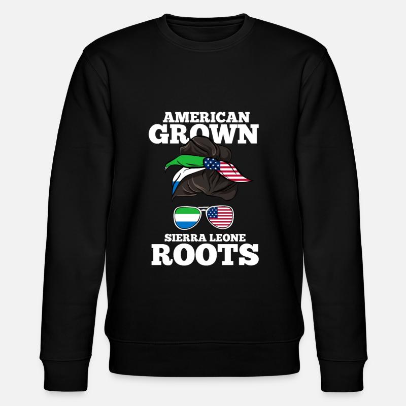 Sierra Leone - Sweat bio CHANGER Stanley/Stella Unisexe - noir