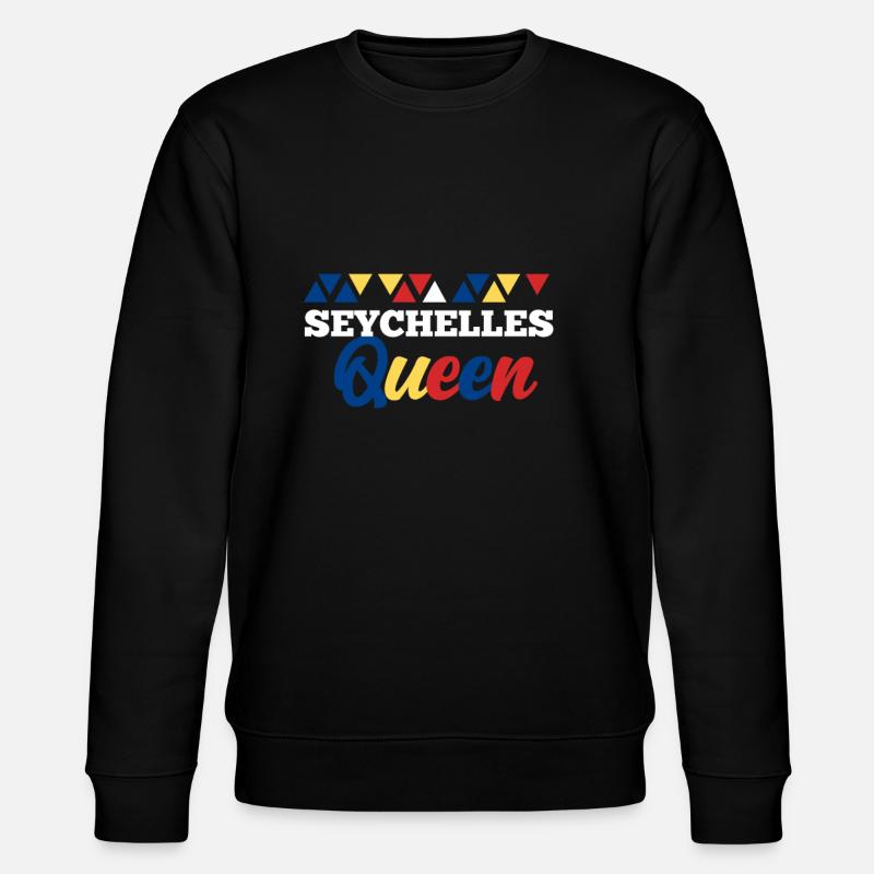 Seychellen - Stanley/Stella Unisex Bio-Sweatshirt CHANGER  - Schwarz