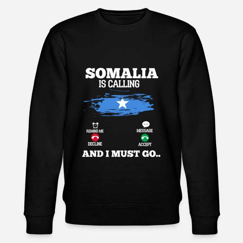 Somalie - Sweat bio CHANGER Stanley/Stella Unisexe - noir