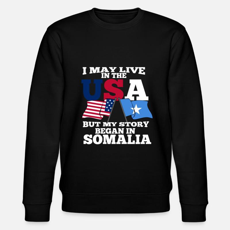 Somalie - Sweat bio CHANGER Stanley/Stella Unisexe - noir