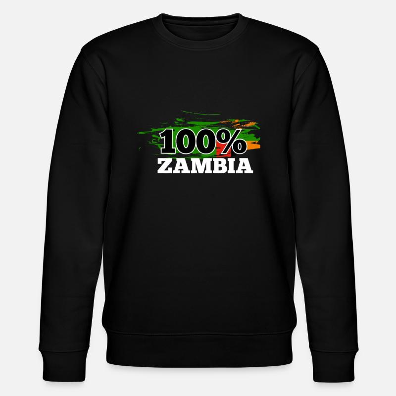 Sambia - Stanley/Stella Unisex Bio-Sweatshirt CHANGER  - Schwarz