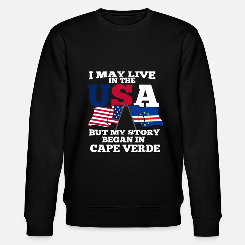 Cape Verde - Stanley/Stella Unisex Bio-Sweatshirt CHANGER  - Schwarz