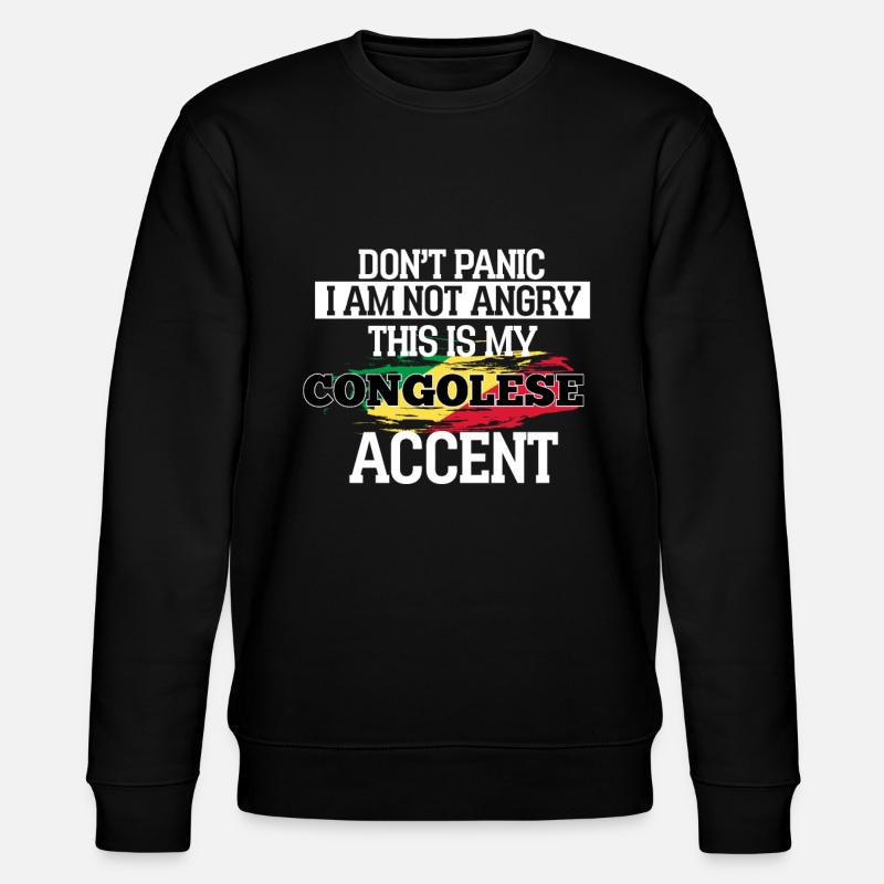 Eritrea - Stanley/Stella Unisex Bio-Sweatshirt CHANGER  - Schwarz