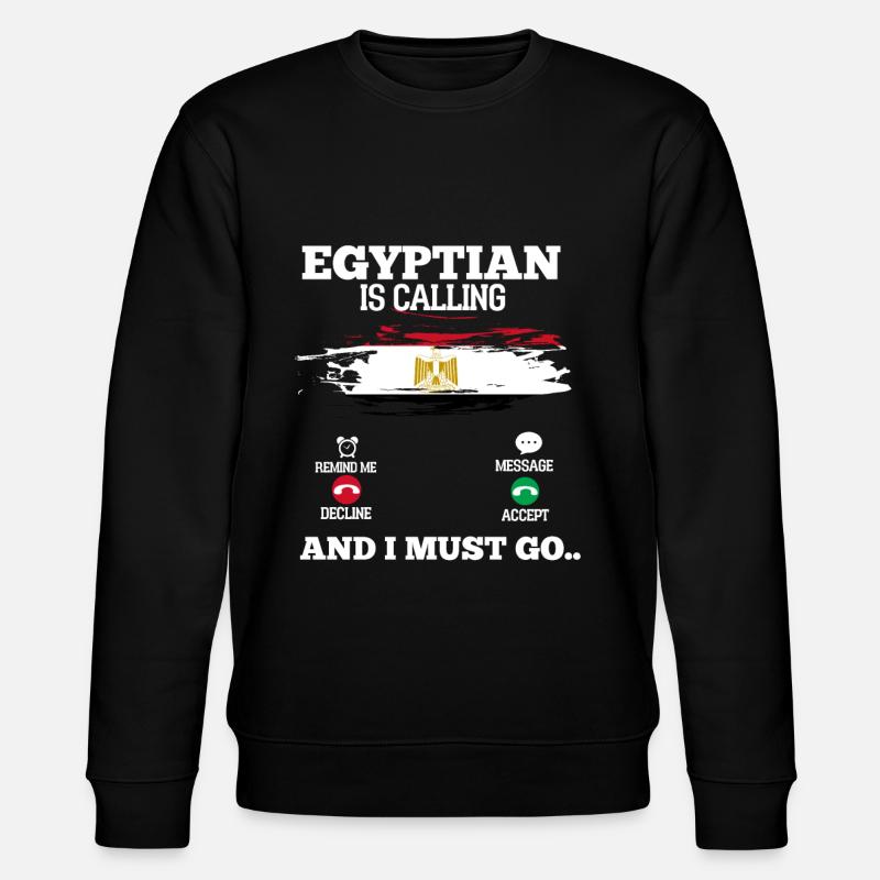 Égypte - Sweat bio CHANGER Stanley/Stella Unisexe - noir
