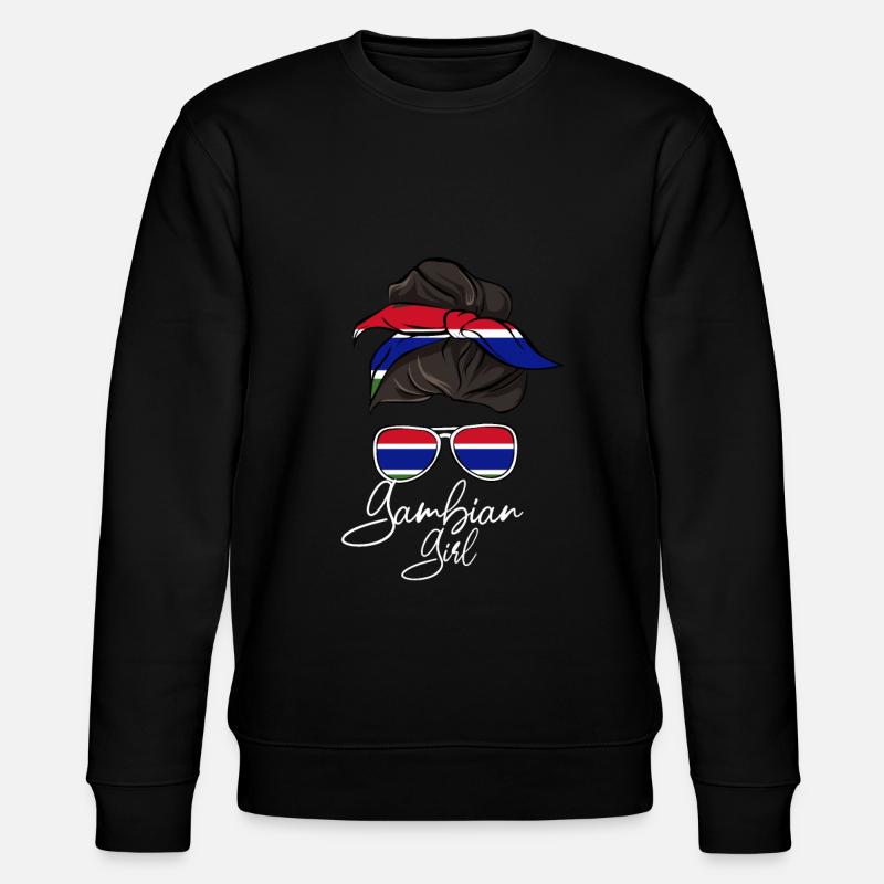Gambia - Stanley/Stella Unisex Bio-Sweatshirt CHANGER  - Schwarz