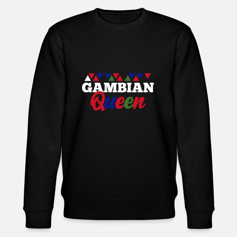 Gambia - Stanley/Stella Unisex Bio-Sweatshirt CHANGER  - Schwarz