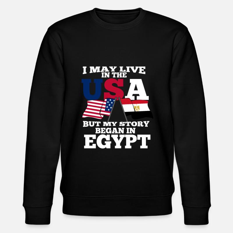 Egypte États-Unis - Sweat bio CHANGER Stanley/Stella Unisexe - noir