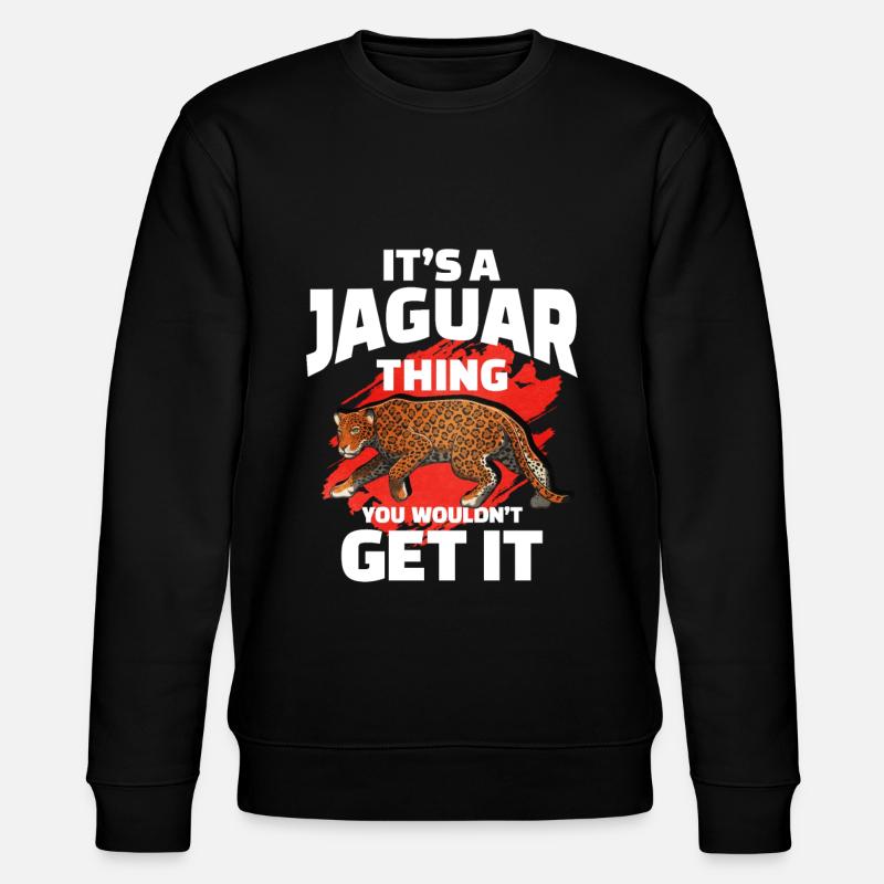 Jaguar - Stanley/Stella Unisex Bio-Sweatshirt CHANGER  - Schwarz