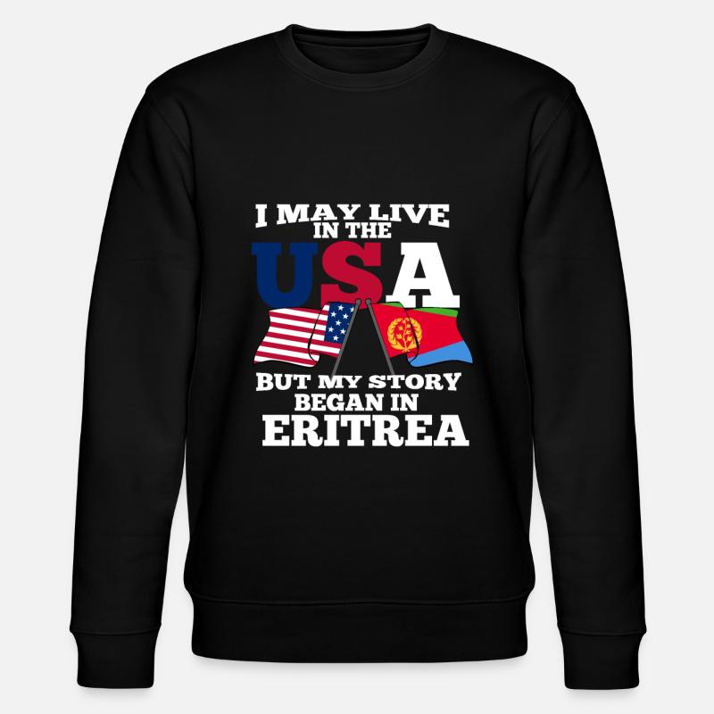 Érythrée États-Unis - Sweat bio CHANGER Stanley/Stella Unisexe - noir