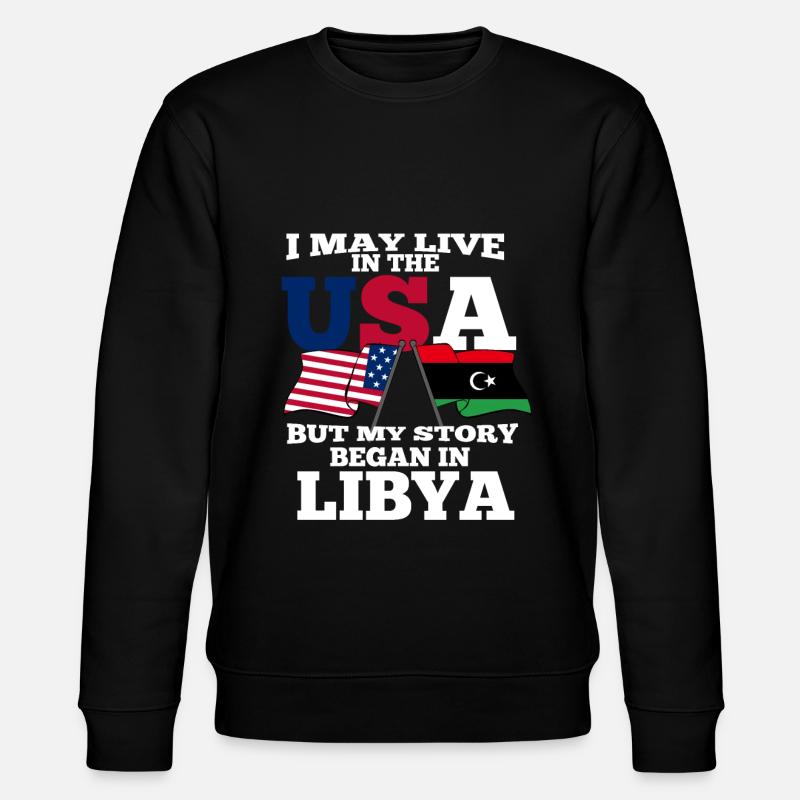 Libye Amérique États-Unis Cadeau - Sweat bio CHANGER Stanley/Stella Unisexe - noir