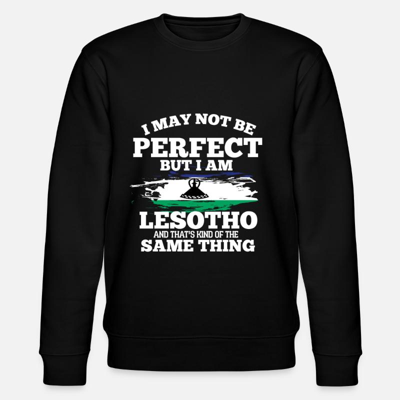 Lesotho - Stanley/Stella Unisex Bio-Sweatshirt CHANGER  - Schwarz