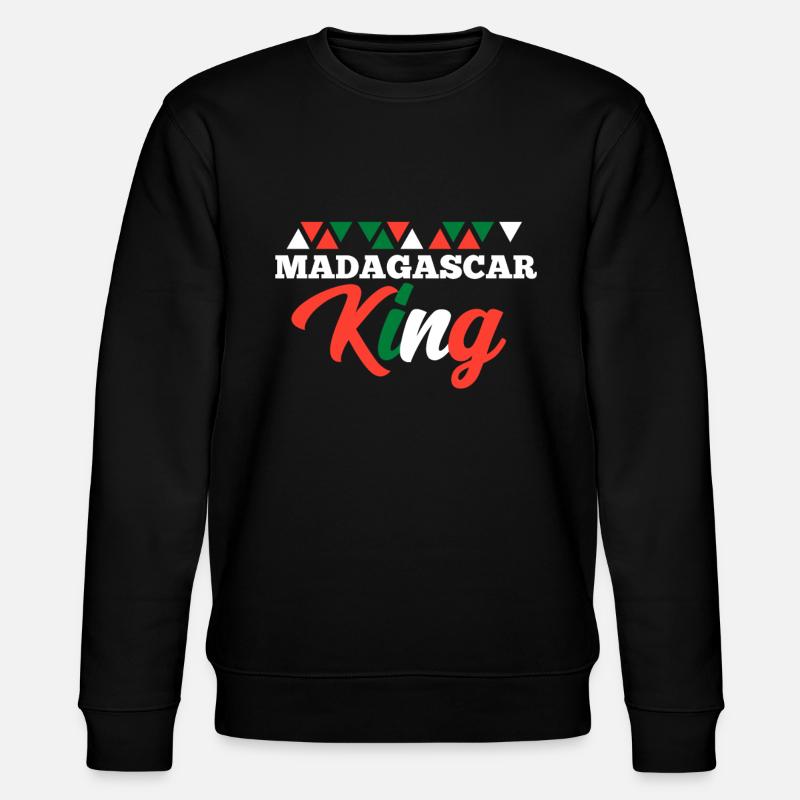 Madagaskar - Stanley/Stella Unisex Bio-Sweatshirt CHANGER - Schwarz