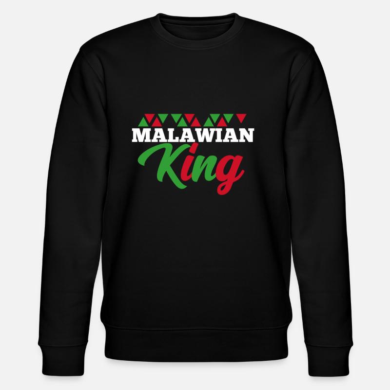 Malawi - Stanley/Stella Unisex Bio-Sweatshirt CHANGER  - Schwarz