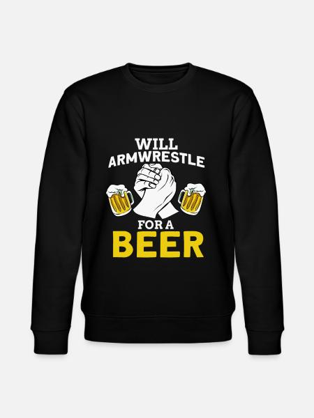 Bras de fer - Sweat bio CHANGER Stanley/Stella Unisexe - noir