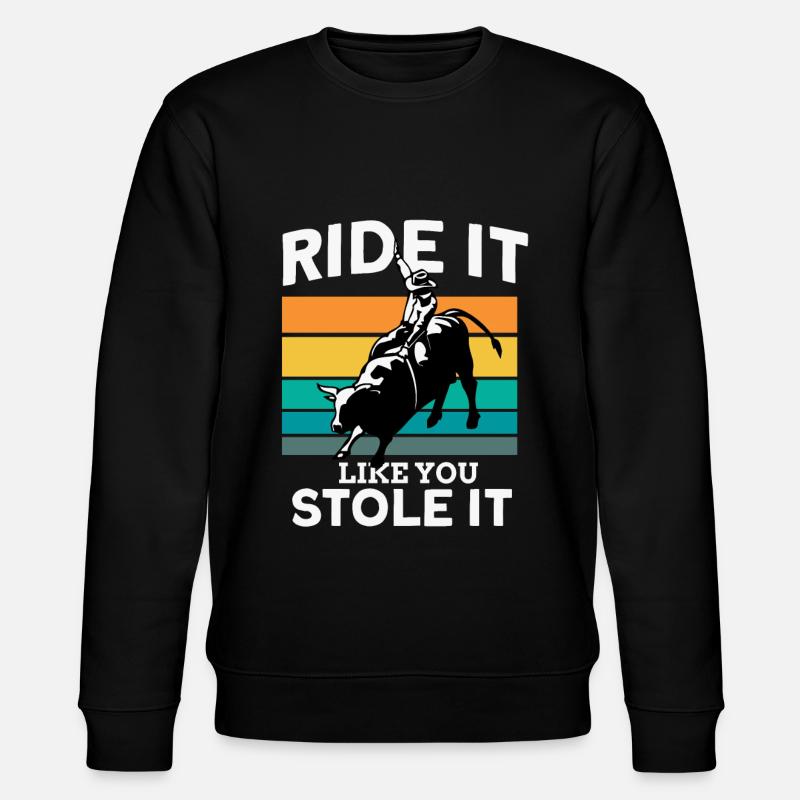 Rodeo - Stanley/Stella Unisex Bio-Sweatshirt CHANGER  - Schwarz
