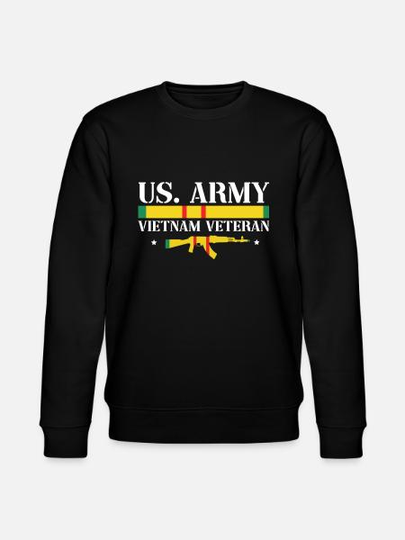 U.S. Army Vietnam Veteran - Stanley/Stella CHANGER Unisex Organic Sweatshirt - black