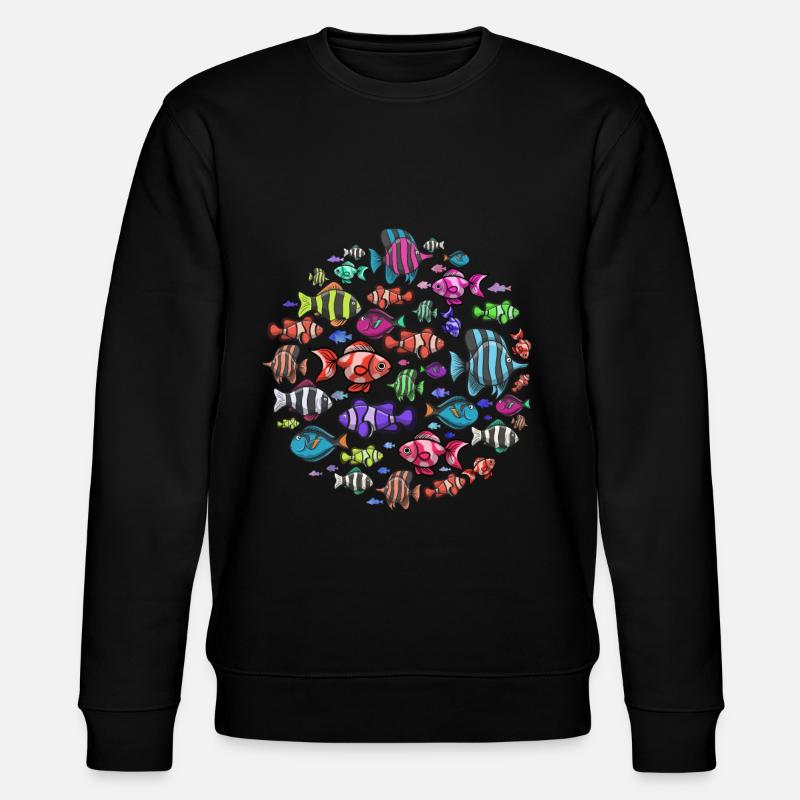 Cadeau de poisson d’aquarium - Sweat bio CHANGER Stanley/Stella Unisexe - noir