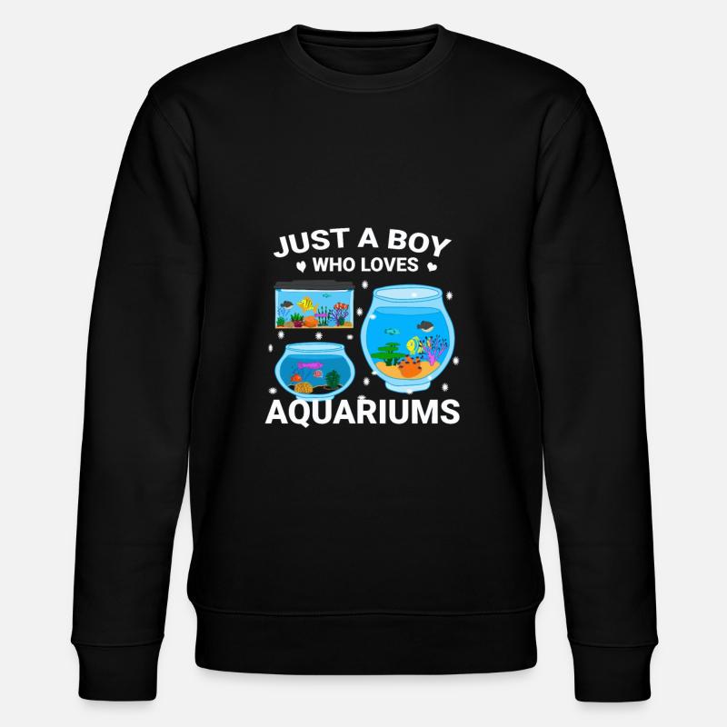 Aquarium Fish Gift - Stanley/Stella CHANGER Unisex Organic Sweatshirt - black