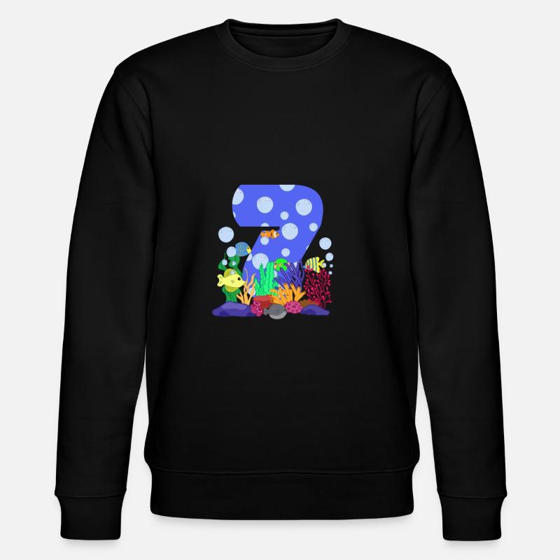Cadeau de poisson d’aquarium - Sweat bio CHANGER Stanley/Stella Unisexe - noir