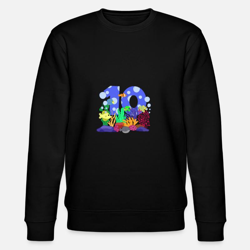Cadeau de poisson d’aquarium - Sweat bio CHANGER Stanley/Stella Unisexe - noir