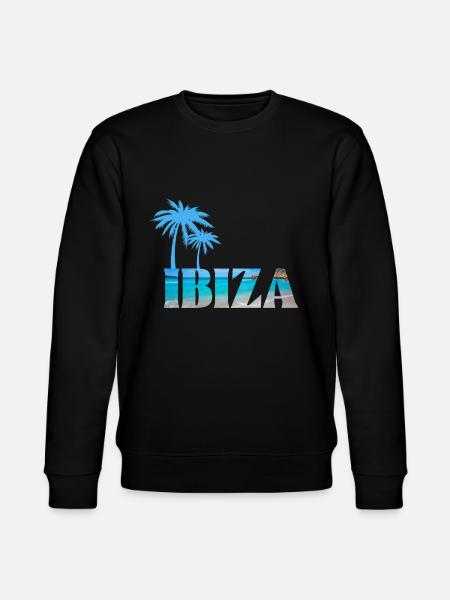 Ibiza Beach - Stanley/Stella CHANGER Unisex Organic Sweatshirt - black