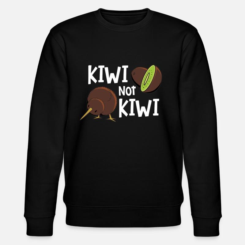 Kiwi - Stanley/Stella Unisex Bio-Sweatshirt CHANGER  - Schwarz