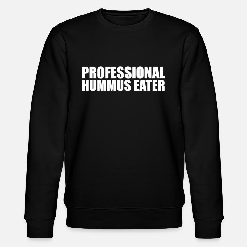 Hummus - Stanley/Stella Unisex Bio-Sweatshirt CHANGER  - Schwarz