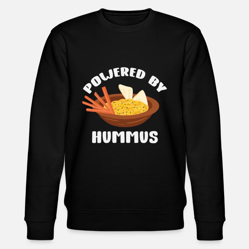 Hummus - Stanley/Stella CHANGER Unisex Organic Sweatshirt - black