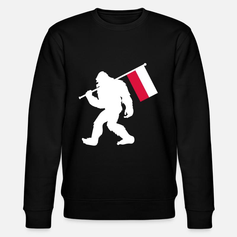 Pologne - Sweat bio CHANGER Stanley/Stella Unisexe - noir