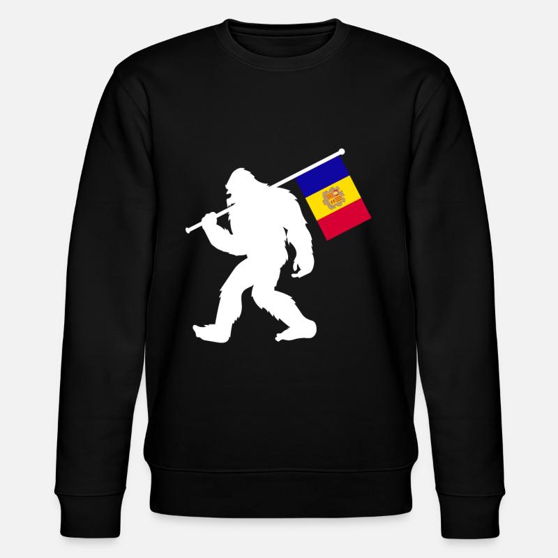 Andorra - Stanley/Stella Unisex Bio-Sweatshirt CHANGER  - Schwarz