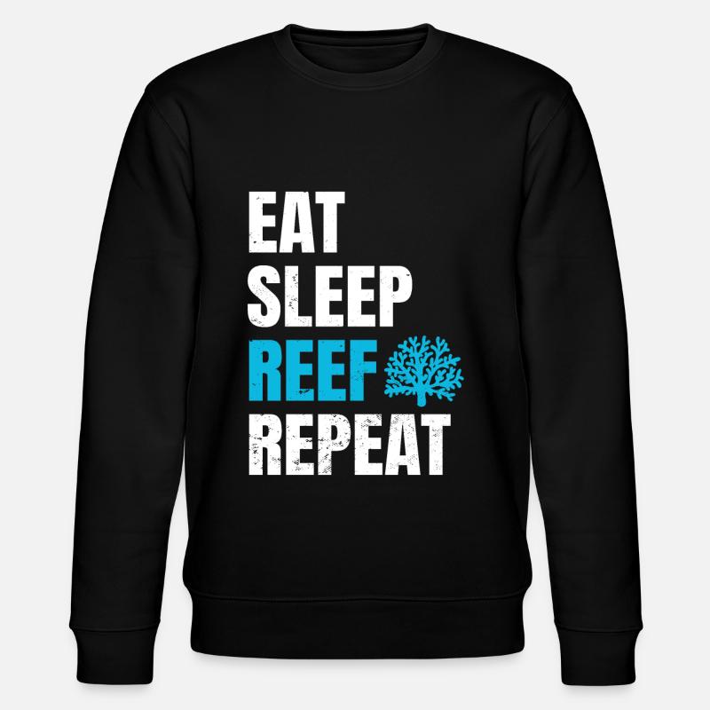 Reef Aquarium - Stanley/Stella Unisex Bio-Sweatshirt CHANGER  - Schwarz