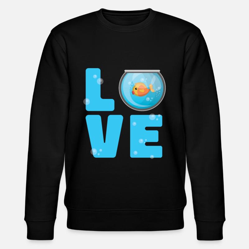 Aquarium - Stanley/Stella Unisex Bio-Sweatshirt CHANGER  - Schwarz