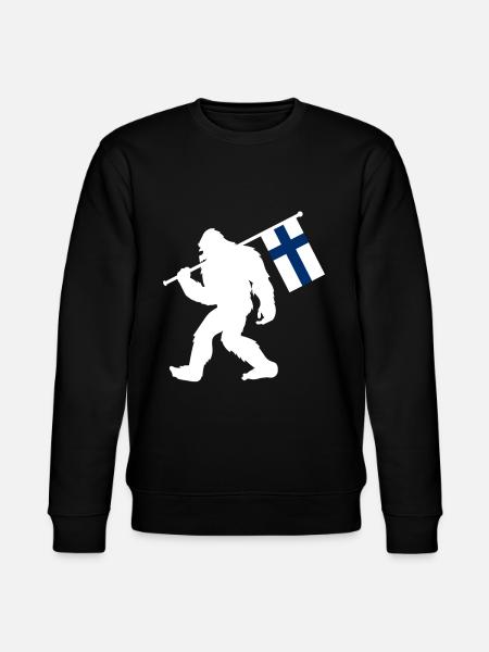 Finnland Bigfoot - Stanley/Stella Unisex Bio-Sweatshirt CHANGER - Schwarz