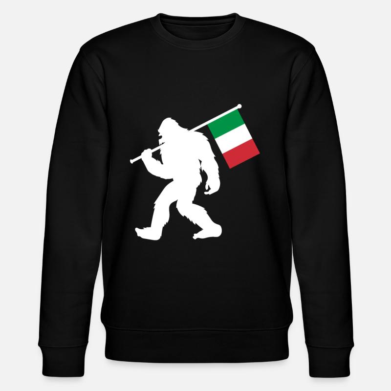 Italien - Stanley/Stella Unisex Bio-Sweatshirt CHANGER  - Schwarz
