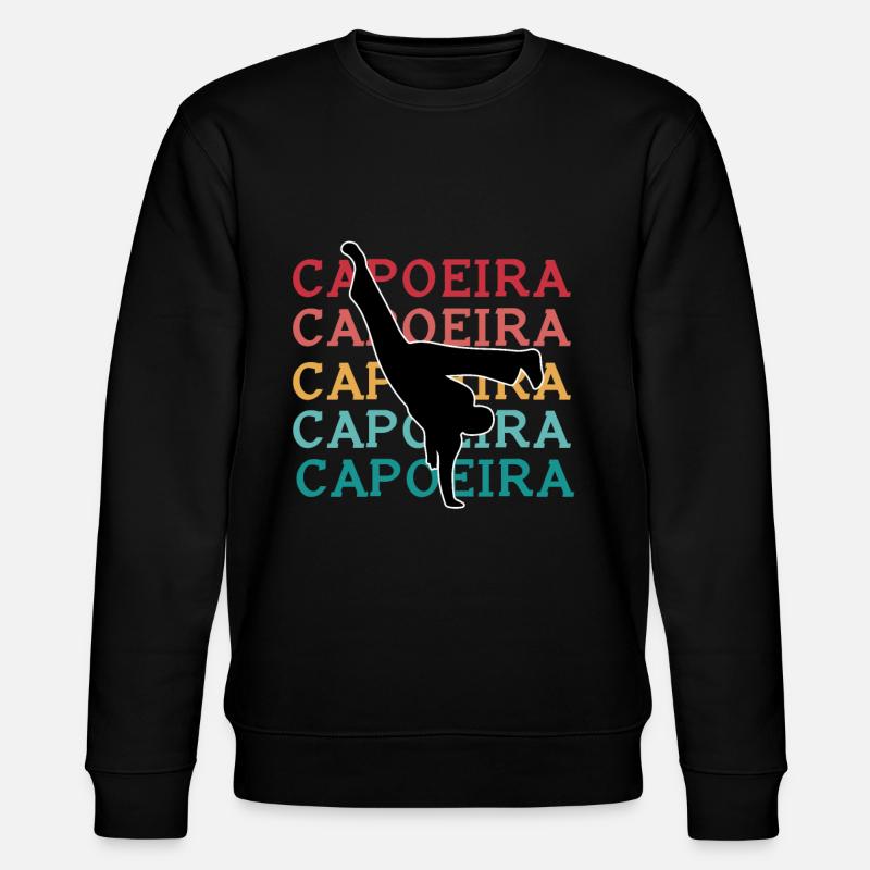 Capoeira Rétro - Sweat bio CHANGER Stanley/Stella Unisexe - noir