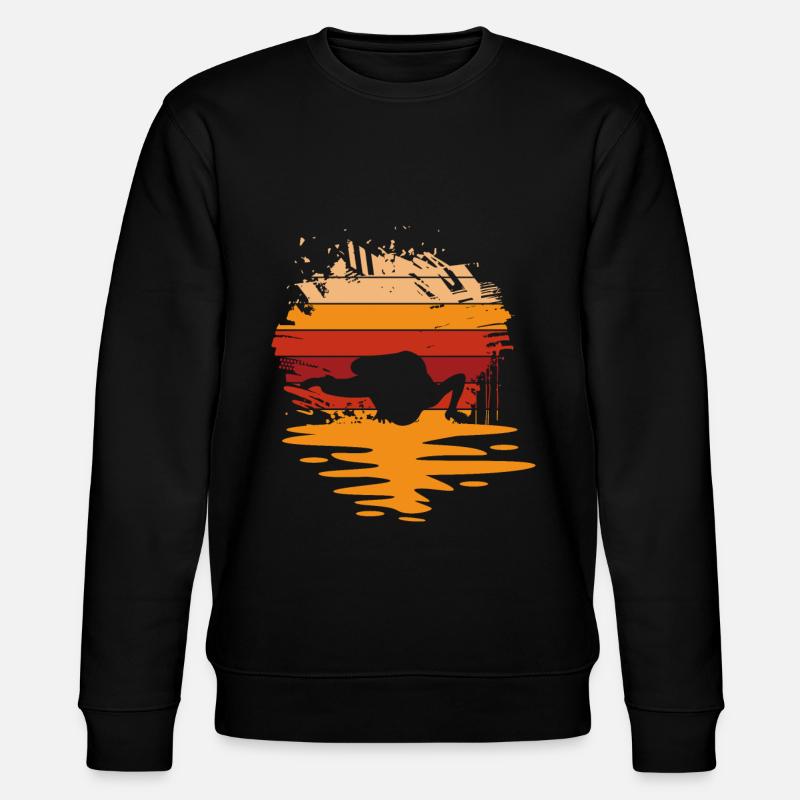 Capoeira Rétro Coucher de soleil - Sweat bio CHANGER Stanley/Stella Unisexe - noir
