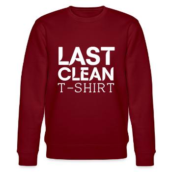 Last Clean - Stanley/Stella Unisex Bio-Sweatshirt CHANGER  - Burgunderrot - Vorne - Nik (191cm) & Marisol (170cm)