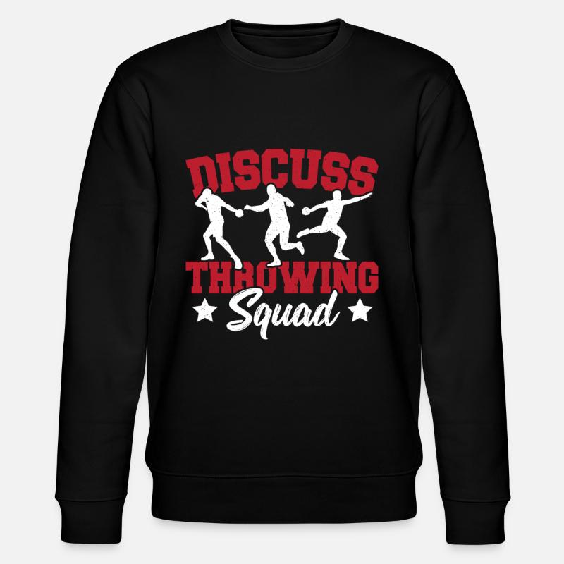 Discus Throw Discus Thrower Gift - Stanley/Stella CHANGER Unisex Organic Sweatshirt - black